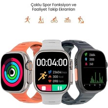 EC Shop Alysatech Apple Watch 8 Ultra Orj. Dt8 Ultra Ios ve Android Uyumlu Gerçek 49MM Suya Da Lı Dt No.1