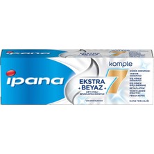 Ipana Komple 7 Diş Macunu Ekstra Beyaz 65 ml Çift Etkili Beyazlatma Gücü