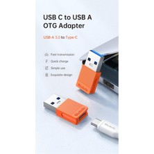 Mcdodo Yeni 3.0 USB - Type-C Konnektör Adaptörü 5gbps 3AMPER Usb-A To USB C Adaptörü - USB 3.0 Qc4.0