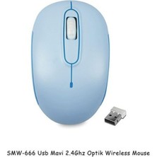 Hytech Everest SMW-666 USB Mavi 2.4ghz Optik Wireless Mouse