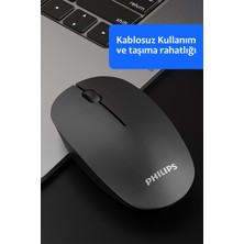 Philips SPK7221 Kablosuz Optik Mouse 2.4ghz 1600DPI Siyah