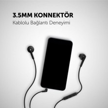 Ttec Rio Mikrofonlu Kulaklık Kulakiçi Siyah - 2KMM11S