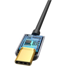Baseus L54 USB C Aux Kulaklık Adaptörü USB C 3.5 Jack Ses Kablosu