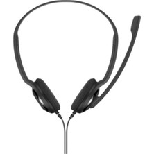 Sennheiser Pc 5 Chat Siyah Çift Taraflı Kafa Üstü Voıp Kulaklık (Sennheiser Türkiye Garantili)