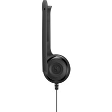 Sennheiser Pc 5 Chat Siyah Çift Taraflı Kafa Üstü Voıp Kulaklık (Sennheiser Türkiye Garantili)