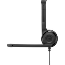 Sennheiser Pc 5 Chat Siyah Çift Taraflı Kafa Üstü Voıp Kulaklık (Sennheiser Türkiye Garantili)