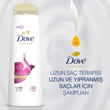 Dove Ultra Care Saç Bakım Şampuanı Uzun Saç Terapisi Uzun Yıpranmış Saçlar Için 400 ml X3 Adet