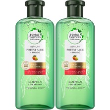 Herbal Essences Sülfatsız Şampuan Aloe Gücü Mango 380 ml x 2 Adet