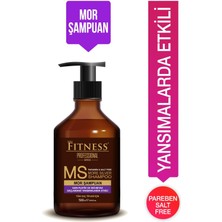 Fitness Professional Silver Mor Şampuan Gri Beyaz Platin Sarı Saçlara Uygun 500 ml