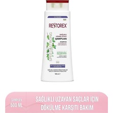 Restorex Sağlıklı Uzama Etkili  Ne Karşı Etkili Şampuan 500ML 1 Adet Restorex Sac Dokulmesı