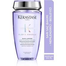 Kerastase Blond Absolu Bain Lumiere Işlem Görmüş Sarı Saçlar Için Parlaklık Veren Şampuan 250ML