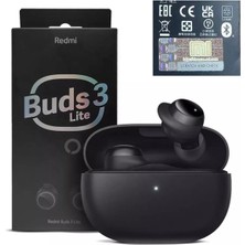 Xiaomi Redmi Buds 3 Lite Siyah / Şarj Kablosu Hediyeli