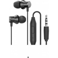 Elba Lenovo HF-130 Metal Earphone Kulakiçi Kulaklık - Siyah