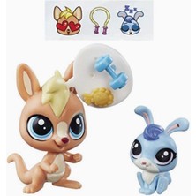 Littlest Pet Shop Miniş ve Yavrusu Vigor Springley,hoppity Blue Minişler Pet Shop Orijinal Minişler Lps