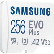 Samsung Evo Plus 256GB Microsd MB-MC256KA/TR - 130 Mb/sn Beyaz Hafıza Kartı (Samsung Türkiye Garantili)