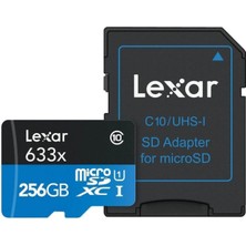 Lexar 256GB Mıcro Sdxc 633X-100/45 LSDMI256BB633A