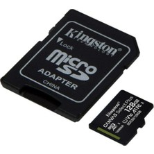 Kingston Kıngston 128GB Mıcro Sdhc Canvas CL10 SDCS2/128GB