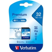 Verbatim 32GB Premium U1 Sdhc Hafıza Kartı