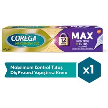 Corega Maksimum Kontrol Protez Yapıştırıcı Krem 40GR