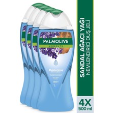 Palmolive Moments Sandal Ağacı Yağı ve Lavanta Kokusuyla Nemlendirici Duş Jeli 500 ml x 4