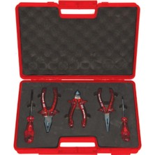 Izeltaş 8790 00 8106 Bakım Onarım Seti 5 Parça Pense Yan Keski Karga Burun Tornavida Seti