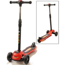 Pasifik Toys Müzikli ve LED Işıklı Büyük Üç Teker ve Işıklı Gövdeli Çocuk Scooter