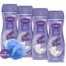 Duru Moods Lavanta & Yasemin Duş Jeli +Duş Lifi ile Birlikte 4X450ML
