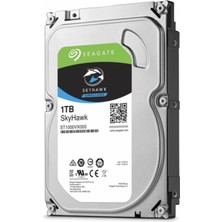 Seagate Skyhawk 1tb 3.5" 5900RPM Sata3 64MB Güvenlik Cihazları ile Uyumlu Harddisk