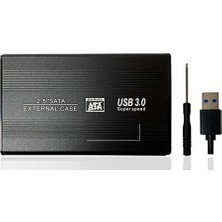 Yusoft Metal Kasa 2,5 Sata Hardisk Kutusu USB 3.0