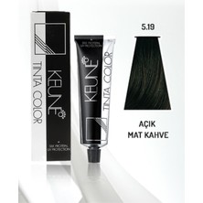 Keune Açık Mat Kahverengi Tinta Color Saç Boyası 60 ml No: 5.19