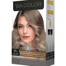 Sea Color Elmas Sarısı 9/1 Saç Boyası Akaju Viyole Özellikli Etkili Renk