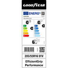 Goodyear 205/55 R16 91V EfficientGrip Performance 4 Kanallı Oto Yaz Lastiği ( Üretim Yılı: 2023 )