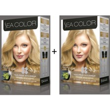 Sea Color 9.00 Yoğun Sarı Amonyaklı Saç Boyası Set 2 Kutu Kalıcı Parlak Renkler