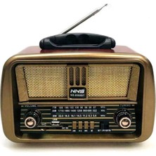 Nns NS-8067 Retro Radyo Nostaljik Tf USB Bluetooth Hoparlör