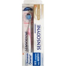 Sensodyne Sensodyn Tam Koruma Diş Macunu+Diş Eti Bakımı Fırça 2li Set