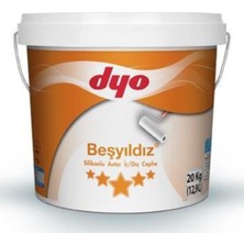 Dyo Beşyıldız Silikonlu Iç Dış Astar 20 kg Beyaz
