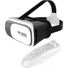 Vrbox Vr Box Vr 3D S  Gerçeklik Gözlüğü Kumandalı Ergonomik Vr-01 Siyah