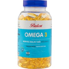 Balen Omega 3 Norveç Balık Yağı  200 KAPSÜL*1380MG