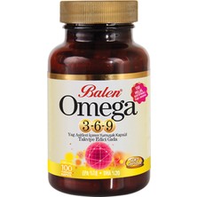 Balen Omega 3-6-9 Omega 3 6 9 100 Yumuşak Kapsül x 1585 Mg Balık Yağı Omega 3 Yumuşak Kapsül