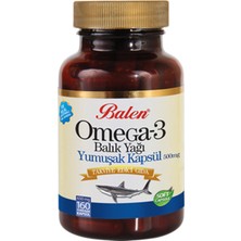 Balen Omega 3 Balık Yağı 160 Kapsül 650 Mg