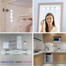 YY Store LED Ayna Ön Makyaj Işığı Banyo Dresser Dolgu Işığı Makyaj Işığı Taşınabilir Şarj Edilebilir Makyaj Aynası Işığı Vantuz Işığı Ayna Işığı (Yurt Dışından)