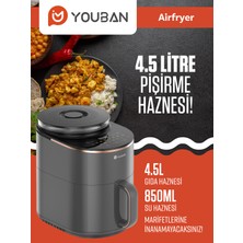 Youban Buharlı Air Fryer 4.5l Fritöz