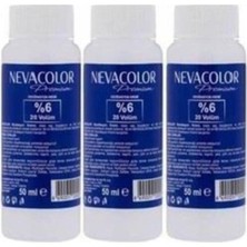 Neva Color Oksidan 20 Volume 6 50ml X 3 Adet