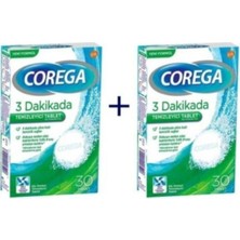 Corega Diş Protezi Temizleyici Tablet 30 Lu - 2 Adet
