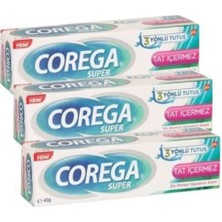 Corega Super Tat Içermez 40 gr Yapıştırıcı 3 Adet