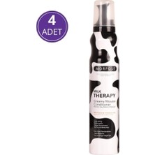 Morfose 200 ml Milk Therapy Krems Saç Köpüğü 4 Adet Kuru ve Kırılgan Saçlar İçin Besleyici
