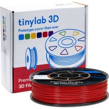 TinyLab 3D 1.75mm 1000gr Kırmızı PLA Filament 190-220°C Baskı Sıcaklığı - Yüksek Kalite, Çevre Dostu, Mükemmel Yapışma ve Pürüzsüz Yüzey