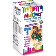Multiver Multı-Fıctıon Multiver Portakal Omega 3 Balık Yağı Şurubu 150 Ml