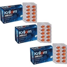 Krilom Omega3 50 Yumuşak Kapsül 3 Adet