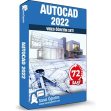 Sanal Öğretim Autocad 2022 Video Ders Eğitim Seti